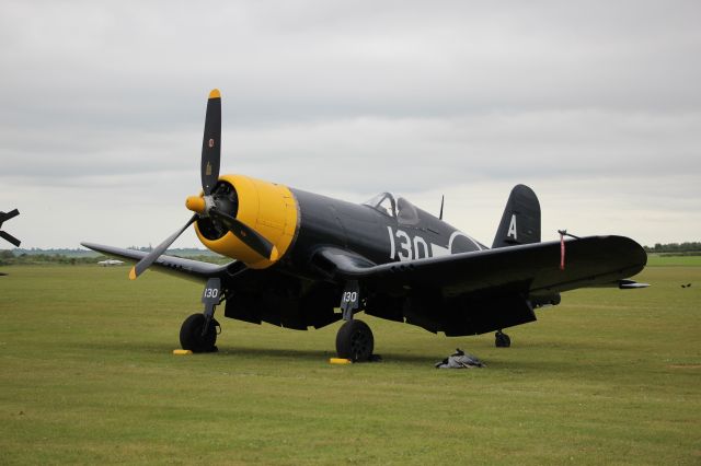 G-FGID — - FG-1D Corsair G-FGID at Duxford VE Day Airshow