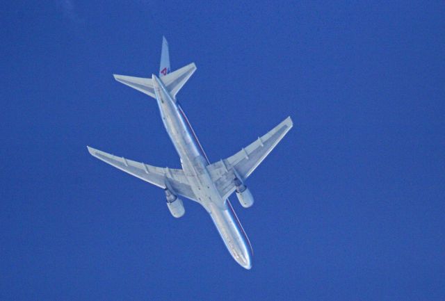 BOEING 767-300 (N371AA) - MXP-JFK 30 000 ft vertical Vendée (Dobson skyquest,barlow X2,2400 mm)