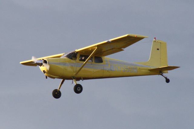 Cessna 175 Skylark (N7350M) - Landing at Flagstaff Pulliam Airport, September 21 2018. 