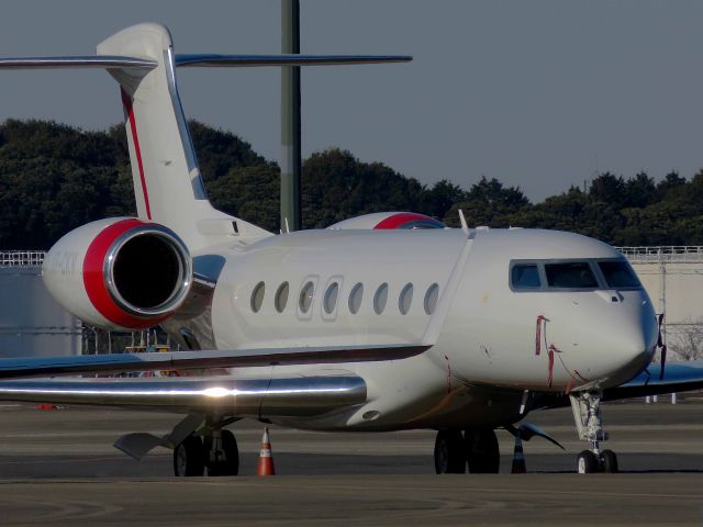 Gulfstream Aerospace Gulfstream G650 (VP-CKV) - I take a picture on Feb 13, 2017.