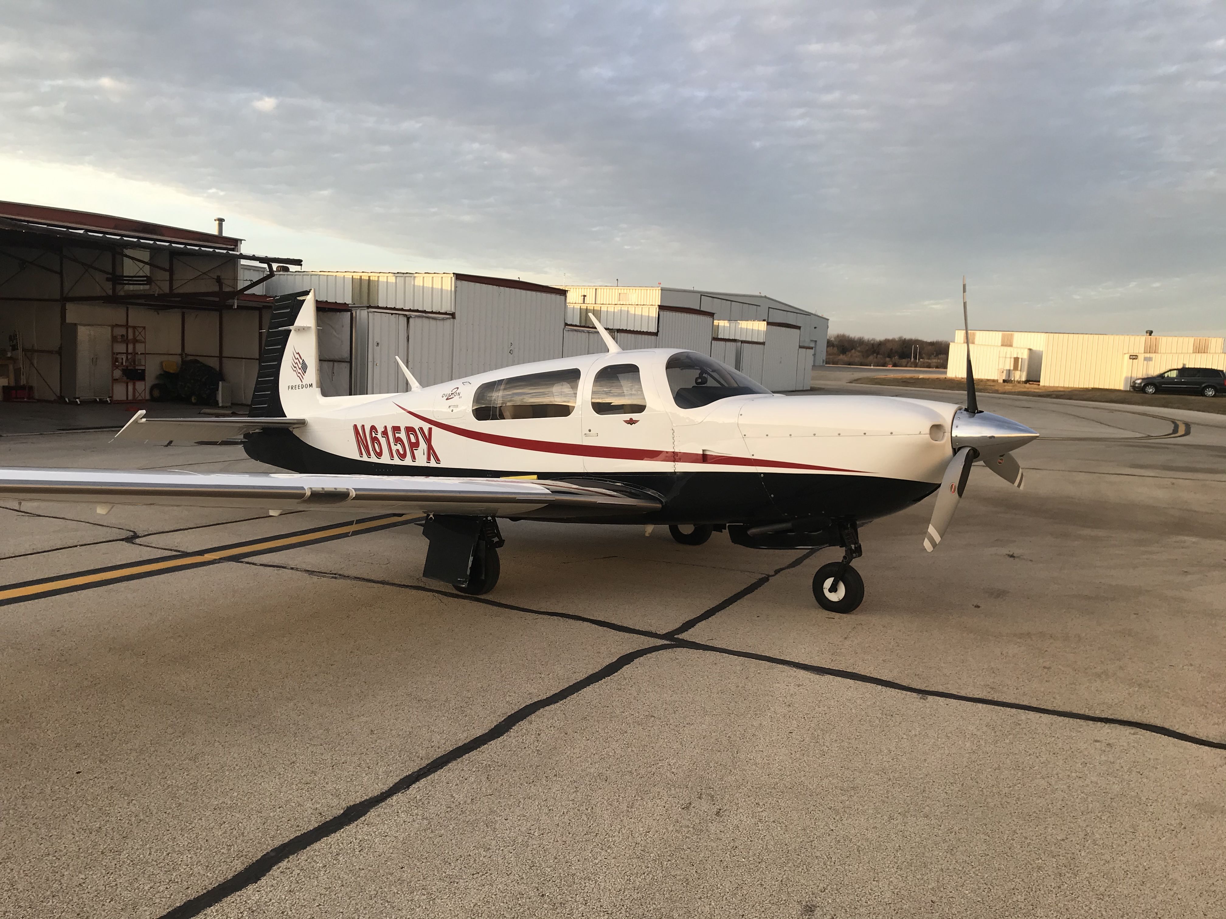 Mooney M-20 (N615PX) - Christmas Afternoon in Chicago