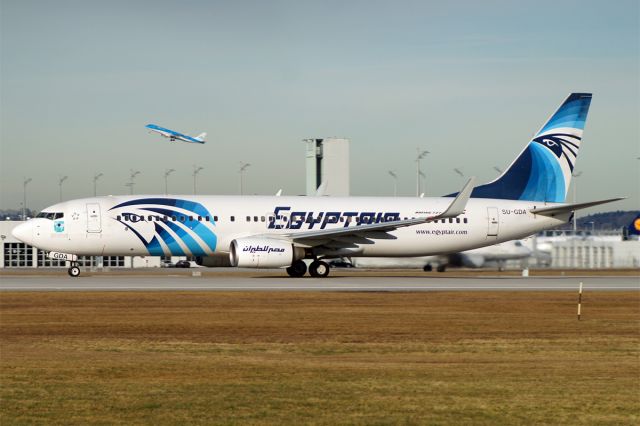 Boeing 737-800 (SU-GDA) - Boeing 737-866, Egypt Air, SU-GDA, EDDM, München-Franz Josef Strauss Airport, 24.Jan.2018