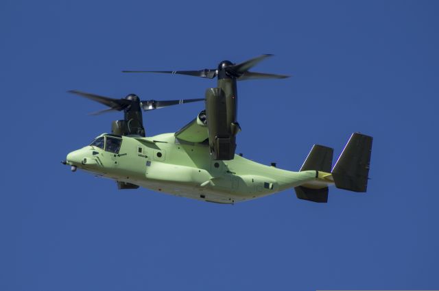 Bell V-22 Osprey (16-8302) - HMX-1 V-22 Osprey during flight testing and prior to final paint job in Amarillo, Texas.