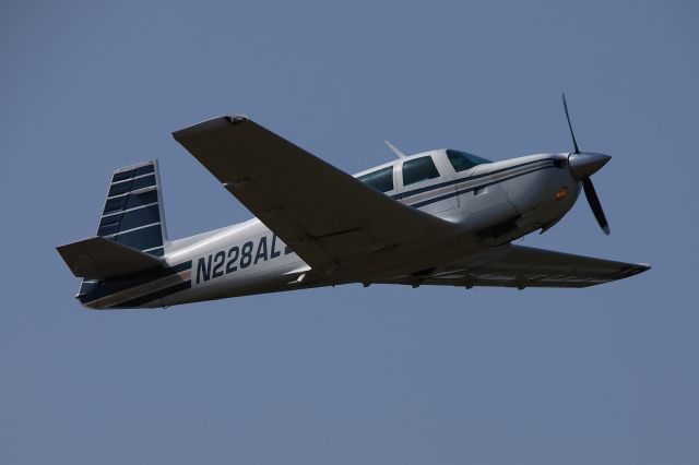 Mooney M-20 (N228AL) - Morning launch from KAUW on 23 July 2023