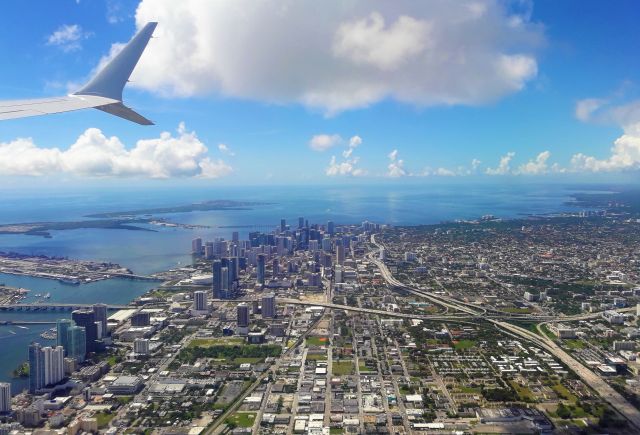 Boeing 737 MAX 8 (N303RE) - Departing out of Miami to Barbados