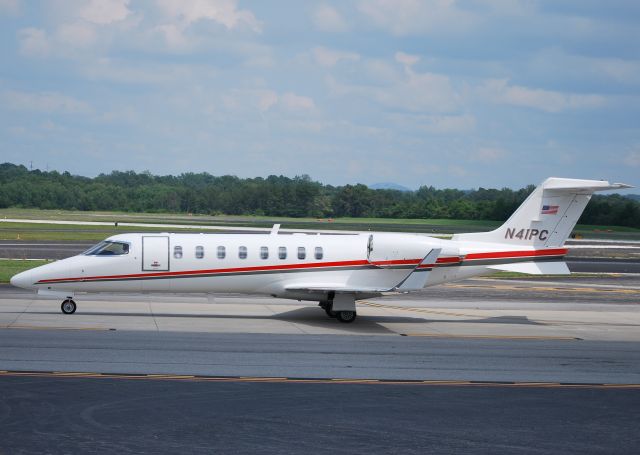 Learjet 45 (N41PC) - FINANCE CO (Southern Company) taxiing - 5/14/12