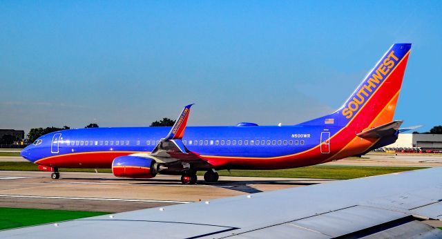 Boeing 737-800 (N500WR) - N500WR Southwest Airlines Boeing 737-8H4 s/n 36898 - Chicago Midway International Airport (IATA: MDW, ICAO: KMDW, FAA LID: MDWbr /Photo: TDelCorobr /July 30, 2018