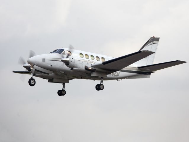 Beechcraft King Air 100 (N24EM) - Take off runway 26. A King Air 100 with -10 engines and Chelton avionics.