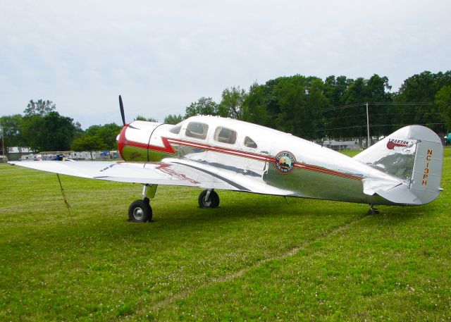 Beechcraft Bonanza (36) (N13PH) - At AirVenture 2016.br / 1938 Spartan 7W