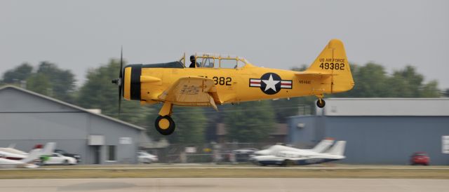 North American T-6 Texan (N5451E) - EAA 2023, I seem to spot this T6 in the same spot each year.