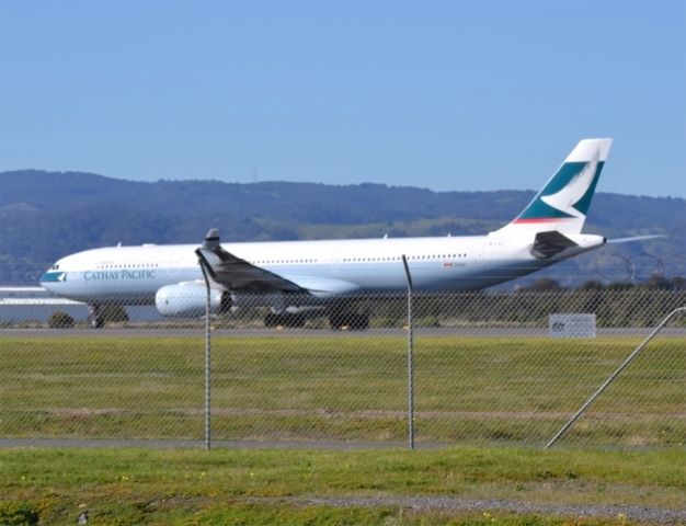 Airbus A330-300 (B-LAJ) - Zooming down runway 05, heading for Hong Kong via Melbourne and about to rotate.