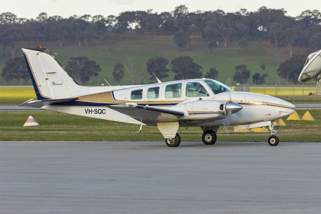 Beechcraft Baron (58) (VH-SQC) - BPW Aviation (VH-SQC) Beechcraft 58 Baron at Wagga Wagga Airport