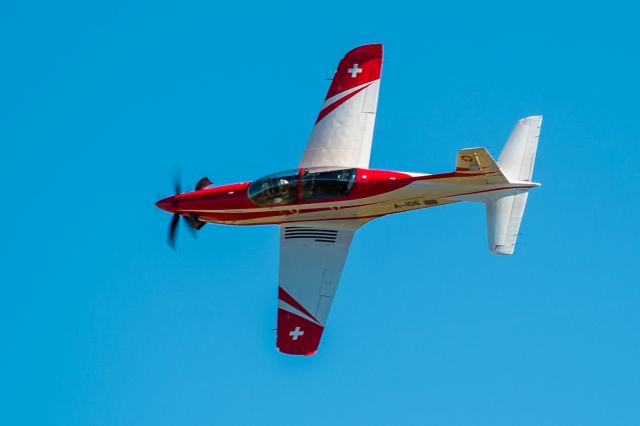 Pilatus PC-21 (A106) - show flight over Axalp training ground