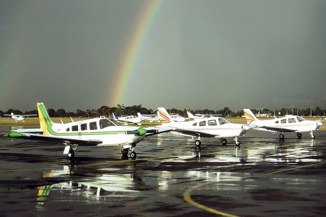 Vans RV-10 (VH-IWJ) - PIPER PA-28RT-201T TURBO ARROW IV - REG : VH-IWJ (CN 28R/8231066) - PARAFIELD ADELAIDE SA. AUSTRALIA - YPPF (30/5/1993) 35MM SLIDE CONVERSION USING A LIGHTBOX AND A NIKON L810 DIGITAL CAMERA IN THE MACRO MODE.