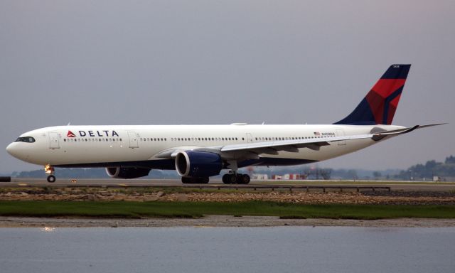 Airbus A330-900 (N408DX) - Delta A330-900 a diversion from JFK due to thunderstorms on 6/8/21. 