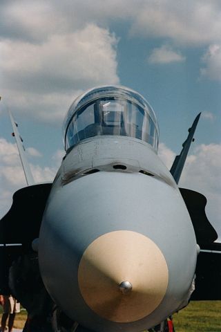 McDonnell Douglas FA-18 Hornet (16-4640) - Nose on photo of VFA-113 FA-18 at an Air Power Air Show in KOKC.