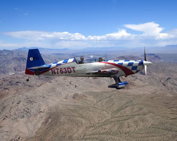 N763DT — - Flying over Las Vegas Desert on the Extra 330, what a great view I had!