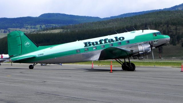 Douglas DC-3 (C-GPNR) - Buffalo came to town for Arnies funeral. Met you once and it was a pleasure.br /Thank you Sir.