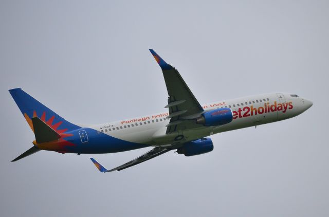 Boeing 737-800 (G-GDFZ) - Jet2 - B737-86Q(WL) (G-GDFZ) Early morning departure from NCL (Photo Jun 2016)