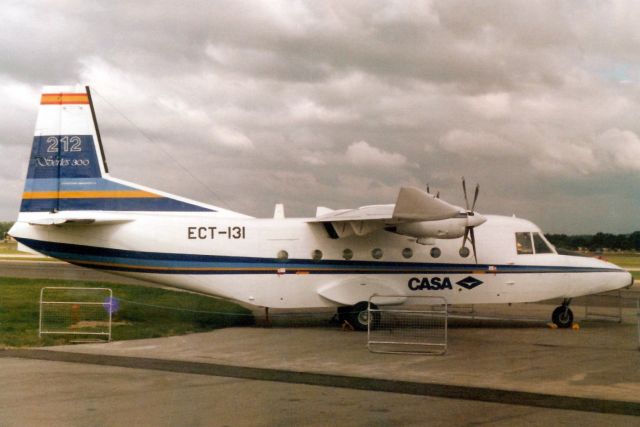 NURTANIO Aviocar (ECT131) - Seen here in Sep-86.  Reregistered EC-FAP in Apr-91 then became TR.12D-79 for Ejército del Aire. 