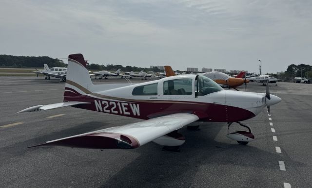 Grumman AA-5 Tiger (N221EW) - On the ramp