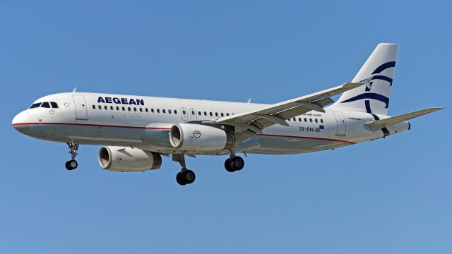 Airbus A320 (SX-DVL) - Photo taken on June 20, 2021