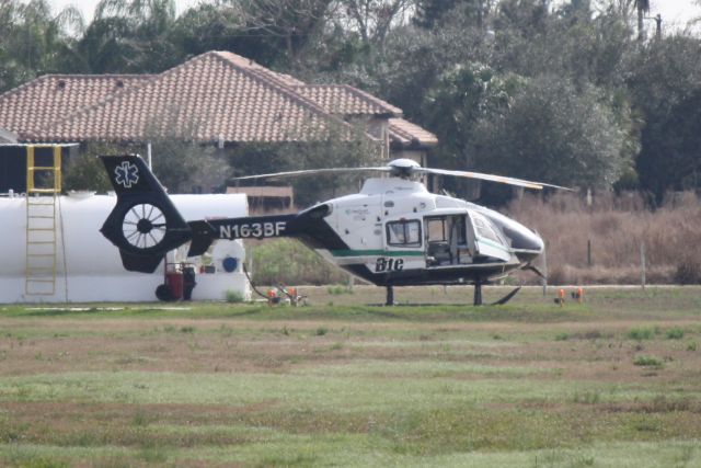 Eurocopter EC-635 (N163BF) - Bayflite 2 (N163BF) sits on the pad at Dove Heliport