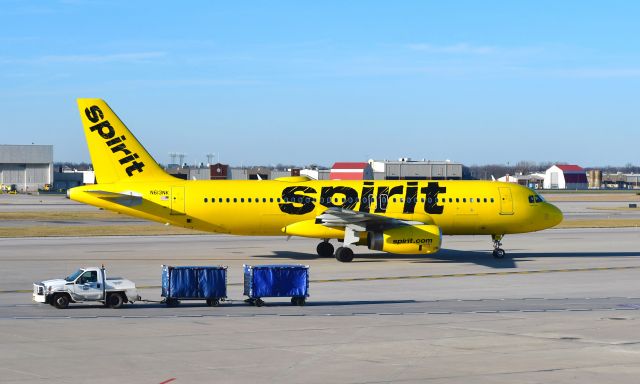 Airbus A320 (N613NK) - Spirit Airlines Airbus A320-232 N613NK in Detroit 