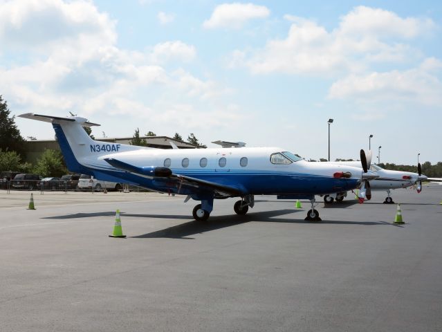 Pilatus PC-12 (N340AF) - New registration.