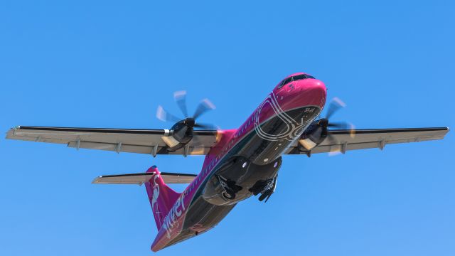 Aerospatiale ATR-72-600 (N702SV) - Silver Wings N702SV atr departing St St Maarten on a repatriation flight!