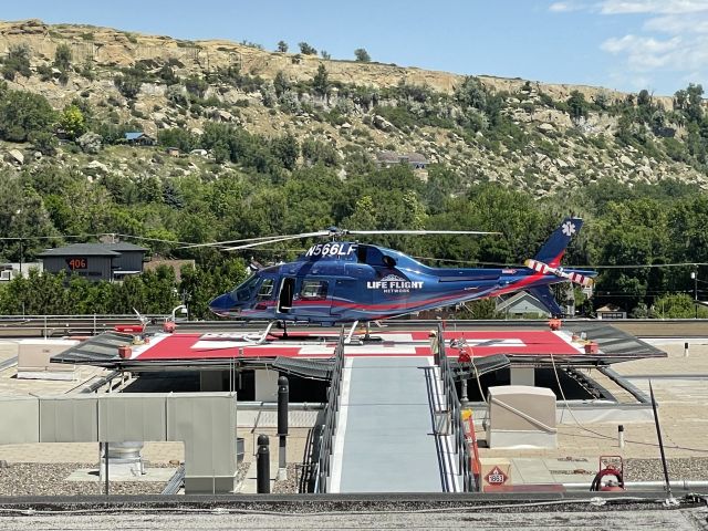 N566LF — - St. Vincent Healthcare Helipad 