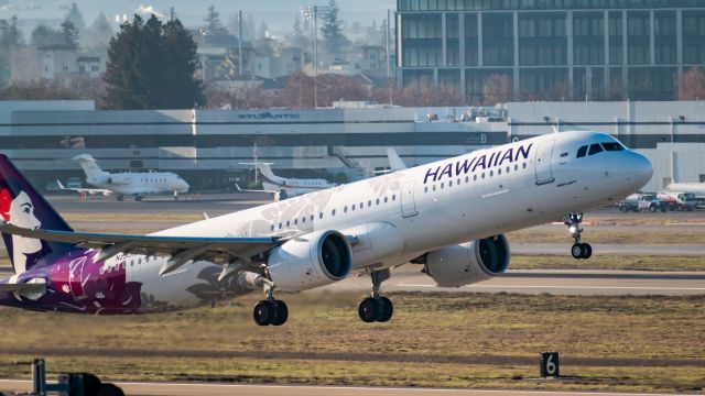 Airbus A321neo (N230HA) - V1, Rotate