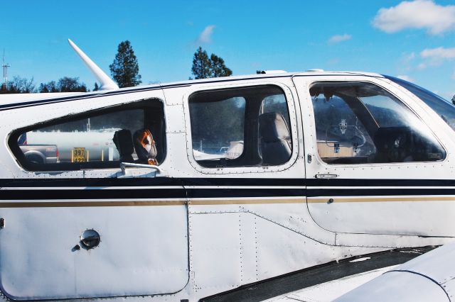 Beechcraft 55 Baron (N35NS) - Rotting interior