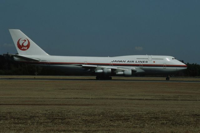 BOEING 747-300 (JA8163) - Departure at Narita Intl Airport Rwy16 on 1991/03/24