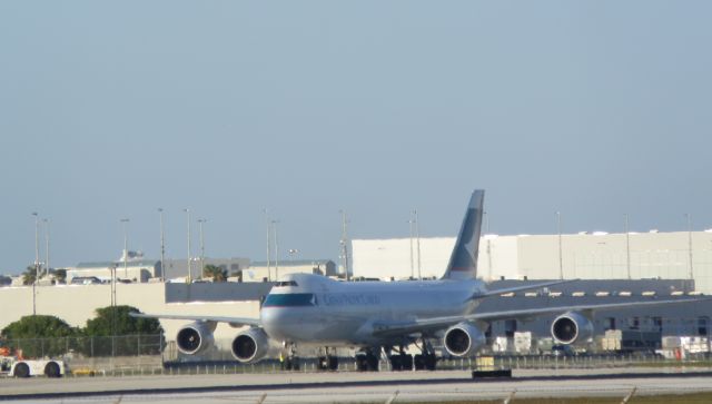 BOEING 747-8 (B-LJD) - Tug pulls away,As Engines start spooling up!