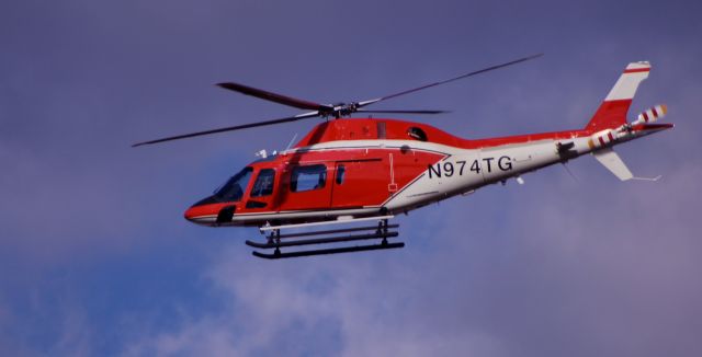 DENEL Koala (N974TG) - Making a low pass is this brand new Leonardo AW119 MKII Koala rotorcraft in the Autumn of 2024.