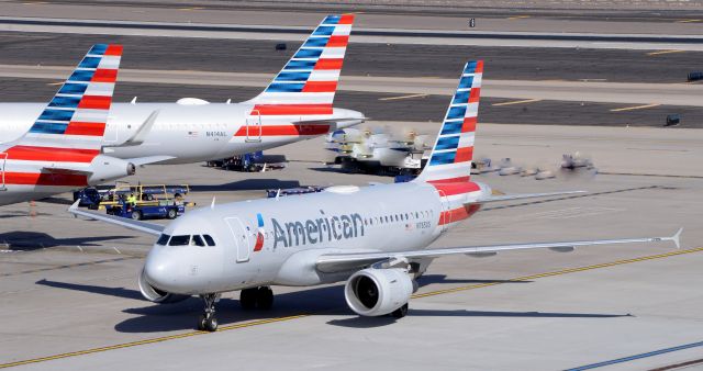 Airbus A319 (N765US) - barry m. goldwater terminal 4 twy juliet 07MAR20  