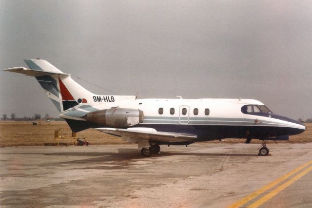 Hawker Siddeley HS-125-400 (9M-HLG) - Seen here on 16-Mar-85.