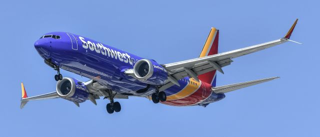 Boeing 737 MAX 8 (N8925Q) - N8925Q Southwest Airlines Boeing 737-8 MAX s/n 42597 - Las Vegas - Harry Reid International Airport KLASbr /Photo: Tomás Del Corobr /USA - Nevada May 15, 2025