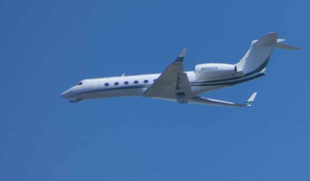 Gulfstream Aerospace Gulfstream V (N892CH) - Upwind of the Airport is this 2018 Gulfstream GV-SP in the Spring of 2019.