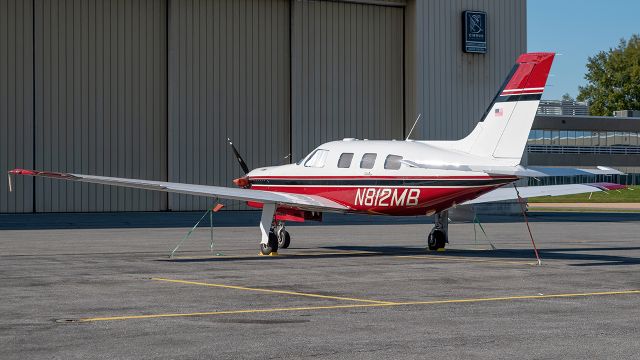 Piper Malibu Mirage (N812MB) - N812MB parked on the ramp at Frederick Municipal Airport 