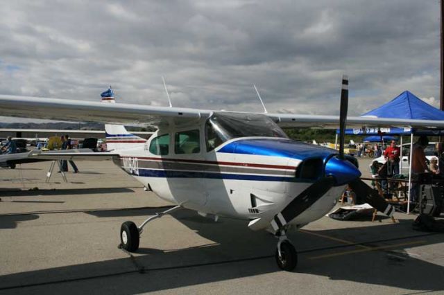 Cessna Centurion (N1184Q) - On display at the Corona Airfaire