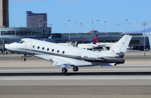 IAI Gulfstream G200 (PR-OFT) - PR-OFT Private Israel Aircraft Industries IAI-1126 Galaxy  (cn 027) - McCarran International Airport (KLAS)br /Las Vegas, Nevadabr /TDelCorobr /September 22, 2013