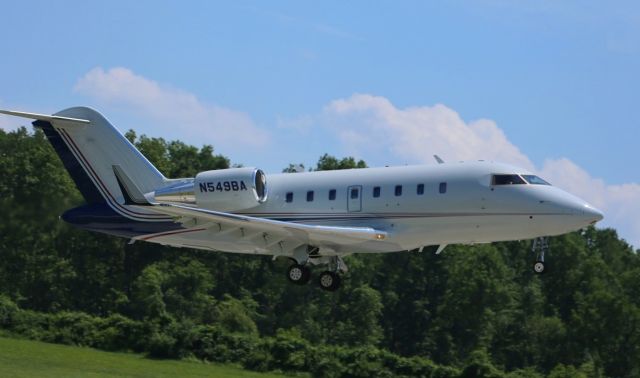 Canadair Challenger (N549BA) - Takeoff MQS 5-29-13