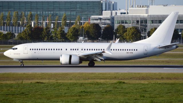 Boeing 737 MAX 8 (9H-HYA) - Boeing 737 MAX 8, SmartLynx Malta (ex Air Italy EI-GGK), Munich, Oct 11, 2023