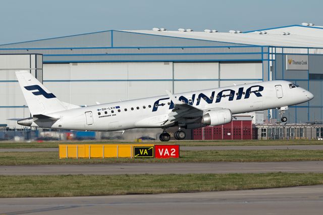 Embraer ERJ-190 (OH-LKH) - FIN934 departing for Helsinki