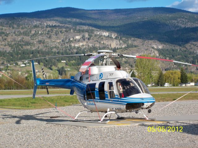 Bell 407 — - BELL 407 AT PENTICTON BC REGIONAL AIRPORT CANADA