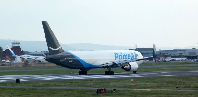 BOEING 767-300 (N641AZ) - Heading for a departure is this 2000 Prime Air Boeing 767-332 in the Summer of 2023.