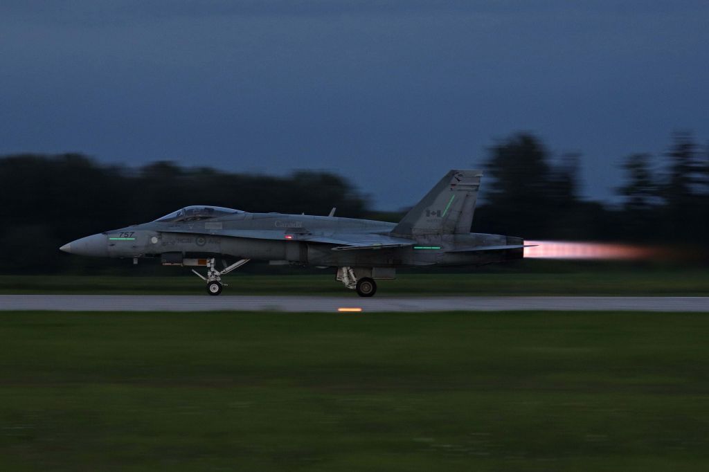 McDonnell Douglas FA-18 Hornet (18-8757) - The last performance of the day by the RCAF in one of their CF-188 hornets at Airshow London Skydrive on 27 Aug 2021! Great show! Love the afterburners! 