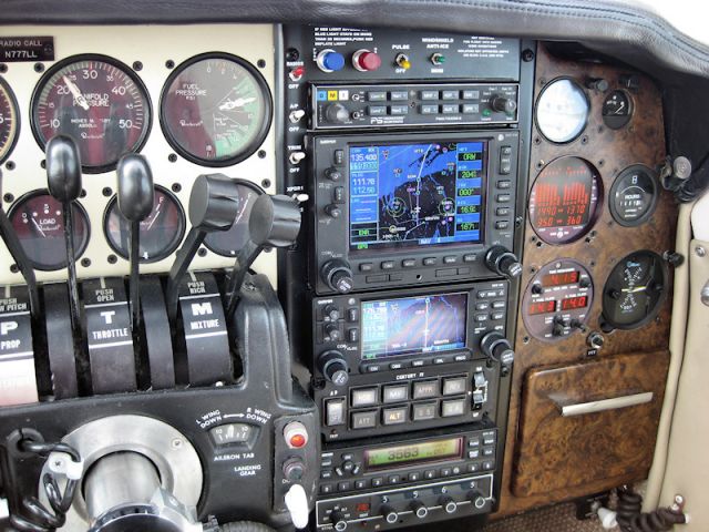 N777LL — - N777LLs right instrument panel.